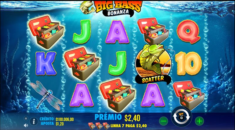 A caixa de pesca é um resultado cobiçado do big bass bonanza